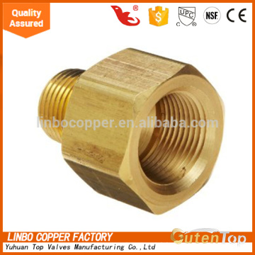 LB-GutenTop Messingrohr und Schweißfitting, Gewinde-Reduzierstück-Adapter, 3/4 &quot;NPTF-Buchse x 1/2&quot; NPT-Stecker Schweißanschluss